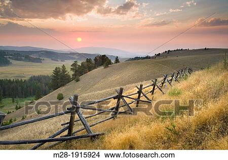 Granite County at sunset, Montana, USA View Large Photo Image Picture - Granite County at sunset, Montana, USA. Fotosearch