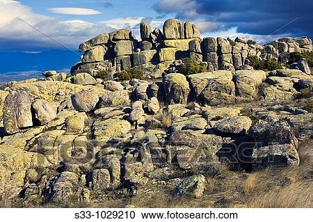 Granito en la Sierra de la Cabrera Comunidad de Madrid Espaa View Large Photo Image Stock Image - Granito en la Sierra de la Cabrera Comunidad de Madrid Espaa. Fotosearch