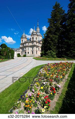 Granja de San Ildefonso Palace, Segovia, Castilla Leon, Spain. View Large Photo Image Picture - Granja de San Ildefonso Palace, Segovia, Castilla Leon, Spain.. Fotosearch