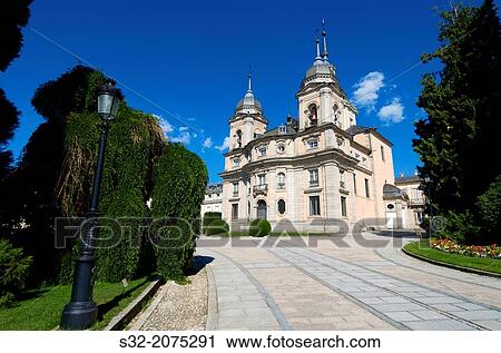 Granja de San Ildefonso Palace, Segovia, Castilla Leon, Spain. View Large Photo Image Stock Image - Granja de San Ildefonso Palace, Segovia, Castilla Leon, Spain.. Fotosearch