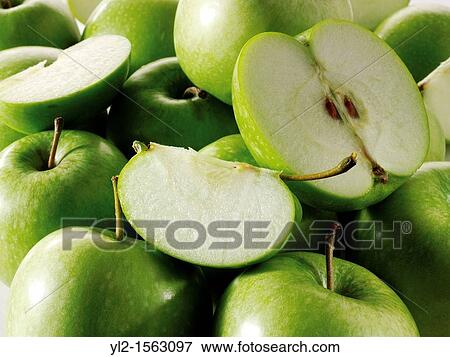 Stock Photo - Granny Smiths Green Apples. Fotosearch