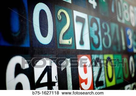 graphics of many numbers View Large Photo Image Stock Photo - graphics of many numbers. Fotosearch