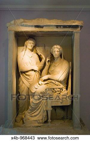 Grave relief of Demetria and Pamphile from 300 BC in Kerameikos museum in Gazi district of Athens Greece Europe View Large Photo Image Stock Image - Grave relief of Demetria and Pamphile from 300 BC in Kerameikos museum in Gazi district of Athens Greece Europe. Fotosearch
