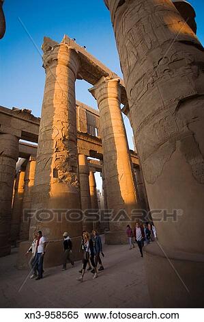Stock Photography - Great Hypostyle Hall. Karnak. Temple. Luxor. Egypt.. Fotosearch