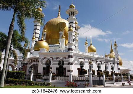 Great mosque, Kuala Kangsar, Perak, Malaysia. View Large Photo Image Stock Photograph - Great mosque, Kuala Kangsar, Perak, Malaysia.. Fotosearch