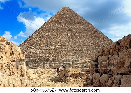 Stock Photo - Great pyramids, Giza, Egypt. Fotosearch