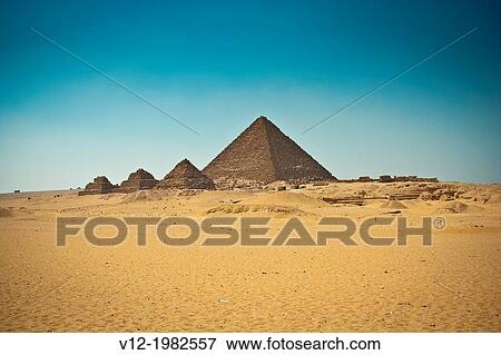 Great Pyramids Of Giza, Gizeh Egypt View Large Photo Image Stock Photo - Great Pyramids Of Giza, Gizeh Egypt. Fotosearch