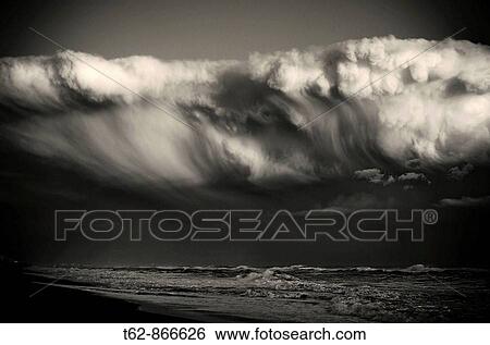 Great storm clouds over the sea Mediterranean Sea View Large Photo Image Stock Photograph - Great storm clouds over the sea Mediterranean Sea. Fotosearch