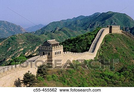 Great Wall. Badaling. China. View Large Photo Image Stock Image - Great Wall. Badaling. China.. Fotosearch