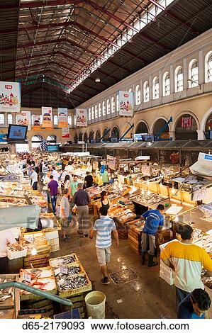 Greece, Central Greece Region, Athens, Central Market, fish market. View Large Photo Image Stock Image - Greece, Central Greece Region, Athens, Central Market, fish market.. Fotosearch