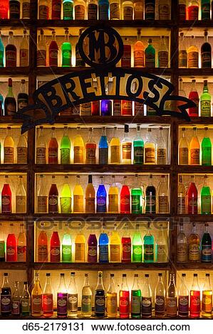 Greece, Central Greece Region, Athens, Brettos Bar, interior. View Large Photo Image Stock Image - Greece, Central Greece Region, Athens, Brettos Bar, interior.. Fotosearch