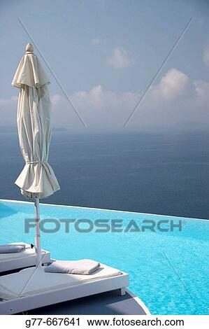 Stock Image - Greece. Cyclades Islands. Santorini. Fira.. Fotosearch