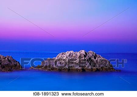 Stock Image - Greece, Ionian, Lefkada: Agios Nikita beach. Fotosearch