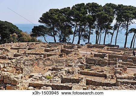 Greek part of the archeological site of Empuries, Costa Brava, Catalonia, Spain, Europe View Large Photo Image Stock Photography - Greek part of the archeological site of Empuries, Costa Brava, Catalonia, Spain, Europe. Fotosearch