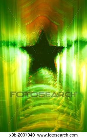 Green Christmas star. View Large Photo Image Stock Image - Green Christmas star.. Fotosearch