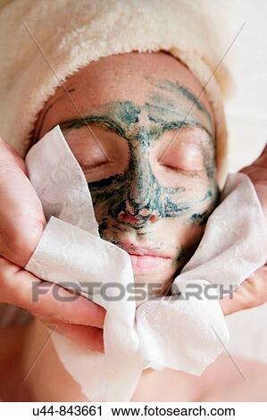 Green clay face skin theraphy massage, woman View Large Photo Image Stock Image - Green clay face skin theraphy massage, woman. Fotosearch