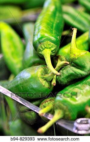 Green peppers at La Boqueria market, Barcelona. Catalonia, Spain View Large Photo Image Stock Image - Green peppers at La Boqueria market, Barcelona. Catalonia, Spain. Fotosearch