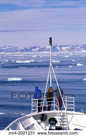 GREENLAND, EAST COAST, PACK ICE, MS CLIPPER ADVENTURER, PASSENGERS. View Large Photo Image Stock Image - GREENLAND, EAST COAST, PACK ICE, MS CLIPPER ADVENTURER, PASSENGERS.. Fotosearch