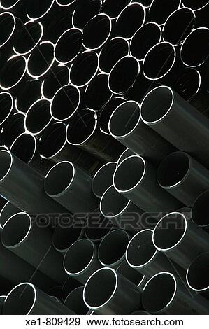 Stock Photo - Grey pipes. Fotosearch