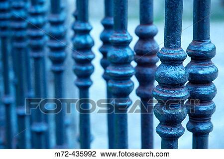 Stock Image - Grill. Cervatos collegiate church. Cantabria. Spain.. Fotosearch