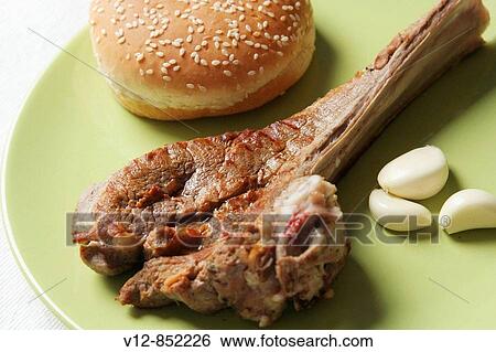 Grilled Beef Chop View Large Photo Image Stock Photograph - Grilled Beef Chop. Fotosearch