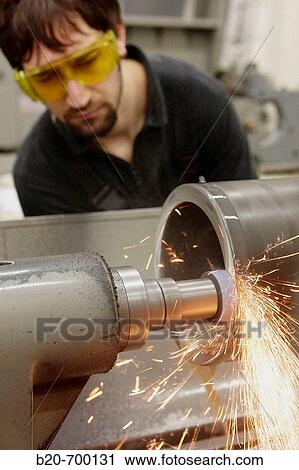 Grinding machine, spindle manufacturing. Mendaro, Gipuzkoa, Euskadi, Spain View Large Photo Image Stock Image - Grinding machine, spindle manufacturing. Mendaro, Gipuzkoa, Euskadi, Spain. Fotosearch