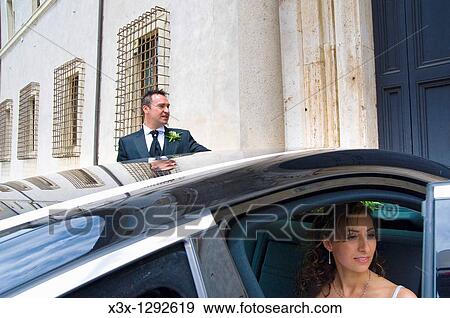 Groom and bride portrait View Large Photo Image Stock Photo - Groom and bride portrait. Fotosearch