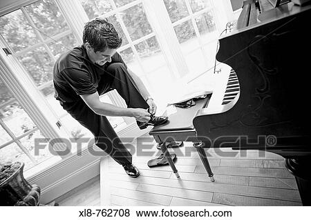 Groom getting ready View Large Photo Image Stock Photo - Groom getting ready. Fotosearch