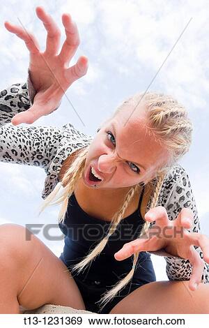 Grotesque woman View Large Photo Image Stock Photo - Grotesque woman. Fotosearch