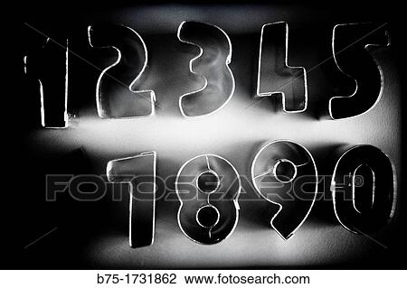 Stock Image - group of consecutive numbers of 1 to 10,. Fotosearch