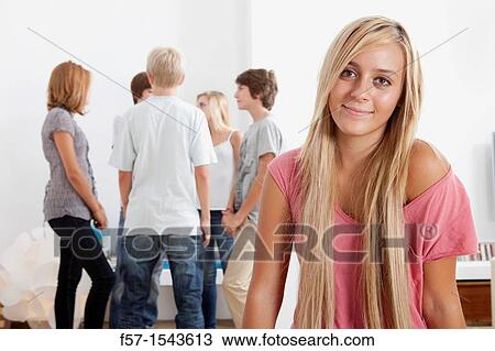 Stock Image - Group of Teenagers. Fotosearch