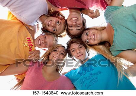 Stock Image - Group of Teenagers. Fotosearch