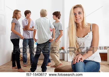 Group of Teenagers View Large Photo Image Stock Photo - Group of Teenagers. Fotosearch