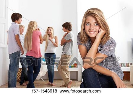 Group of Teenagers View Large Photo Image Stock Photo - Group of Teenagers. Fotosearch
