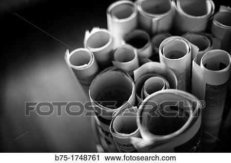 group rolled plans and documents View Large Photo Image Stock Image - group rolled plans and documents. Fotosearch