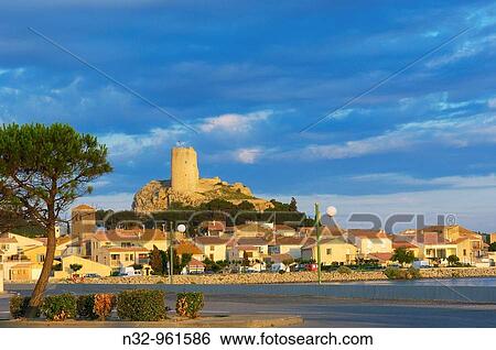 Gruissan at dawn. Aude, Languedoc-Roussillon, France View Large Photo Image Stock Photograph - Gruissan at dawn. Aude, Languedoc-Roussillon, France. Fotosearch