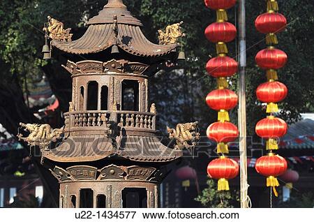 Guangzhou (China): the Guangxiao Temple View Large Photo Image Stock Photo - Guangzhou (China): the Guangxiao Temple. Fotosearch
