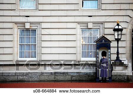 Guard at Buckingham Palace, London. England, UK View Large Photo Image Picture - Guard at Buckingham Palace, London. England, UK. Fotosearch