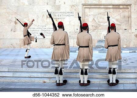 Guards (Evzones). Parade at Tomb of Unknown Warrior. Athens. Greece View Large Photo Image Stock Image - Guards (Evzones). Parade at Tomb of Unknown Warrior. Athens. Greece. Fotosearch