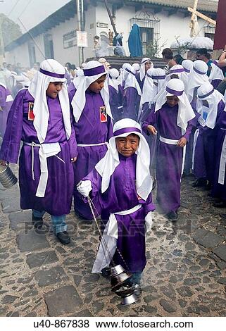 Guatemala, Antigua, Holy week View Large Photo Image Stock Photo - Guatemala, Antigua, Holy week. Fotosearch