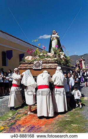 Guatemala, Antigua, Holy week View Large Photo Image Stock Photo - Guatemala, Antigua, Holy week. Fotosearch