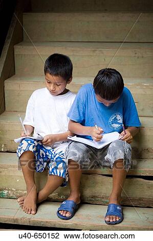 Guatemala, Casa Guatemala, children studying View Large Photo Image Stock Image - Guatemala, Casa Guatemala, children studying. Fotosearch
