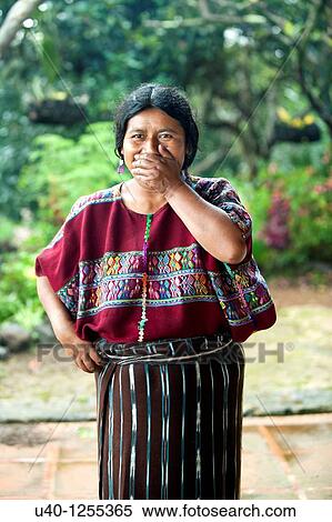 Guatemala, Chajul, Mayan Woman laughing View Large Photo Image Stock Photography - Guatemala, Chajul, Mayan Woman laughing. Fotosearch