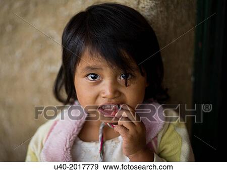 Guatemala, Chajul, portrait of a Mayan girl. View Large Photo Image Stock Photo - Guatemala, Chajul, portrait of a Mayan girl.. Fotosearch