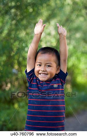 Stock Photograph - Guatemala, Huehuetenango, San Gaspar Ixel, Mayan boy. Fotosearch