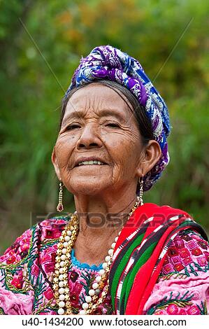 Guatemala, San Gaspar Ixchil, Mayan Woman View Large Photo Image Stock Image - Guatemala, San Gaspar Ixchil, Mayan Woman. Fotosearch