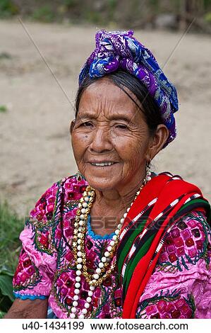 Guatemala, San Gaspar Ixchil, Mayan Woman View Large Photo Image Stock Photo - Guatemala, San Gaspar Ixchil, Mayan Woman. Fotosearch