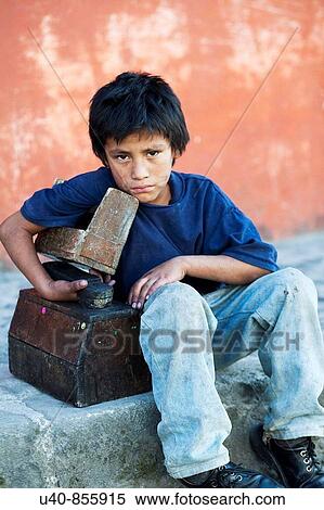 Guatemala, Shoe Shine boy (MR) View Large Photo Image Stock Photography - Guatemala, Shoe Shine boy (MR). Fotosearch