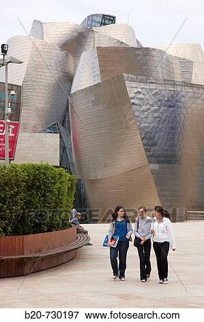 Guggenheim Museum, Bilbao, Biscay, Basque Country, Spain View Large Photo Image Stock Photo - Guggenheim Museum, Bilbao, Biscay, Basque Country, Spain. Fotosearch