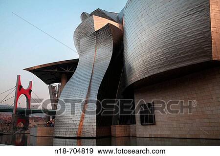 Guggenheim Museum, Bilbao. Biscay, Euskadi, Spain View Large Photo Image Stock Photo - Guggenheim Museum, Bilbao. Biscay, Euskadi, Spain. Fotosearch